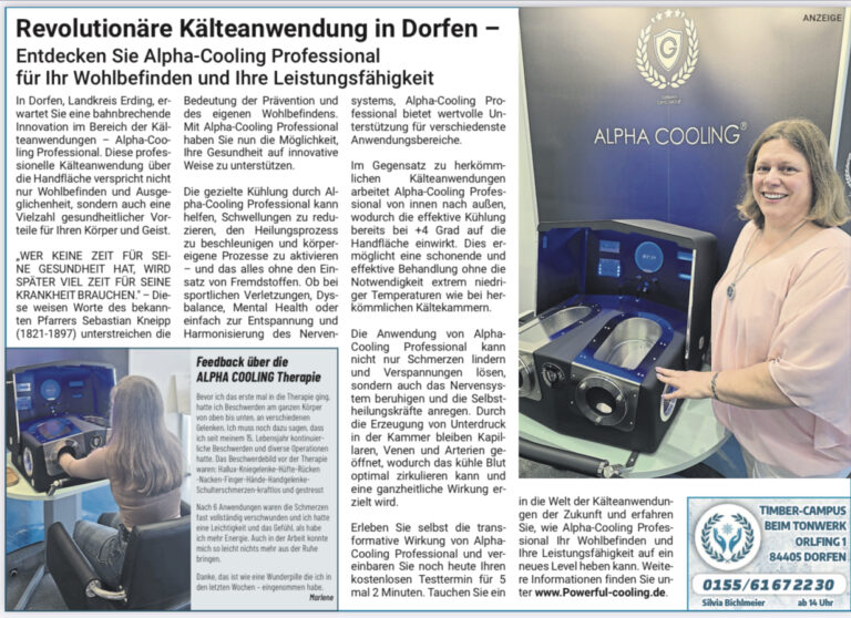 Zeitungsartikel Powerful-Cooling